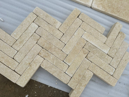 Sunny Menia or Sahara Beige Limestone Pavers