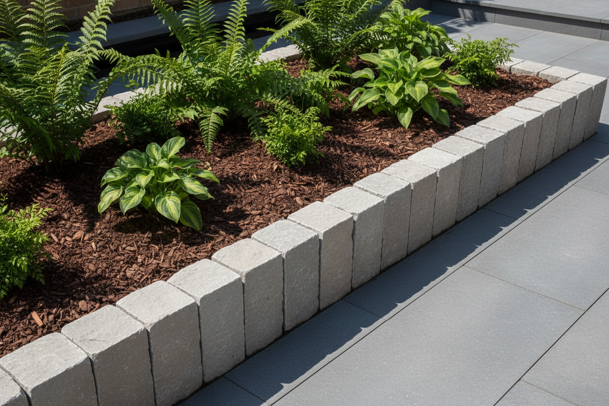 Kandla Grey Cobbles Border