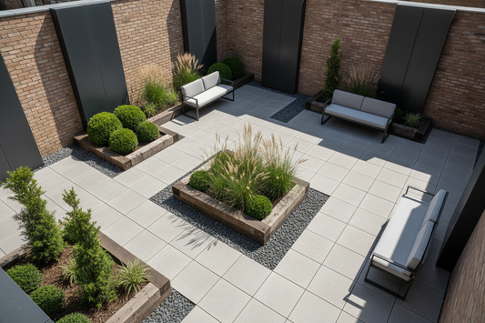 Kandla Grey Porcelain Courtyard