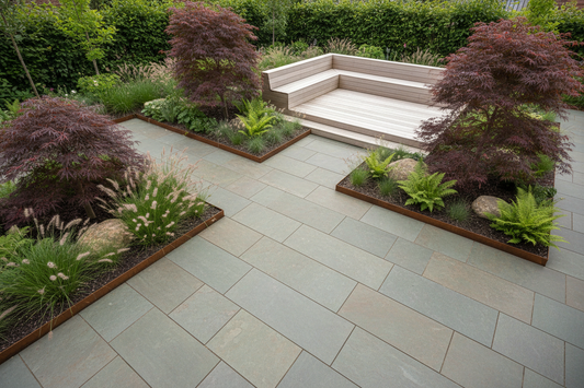 Raj Green Porcelain Pathway