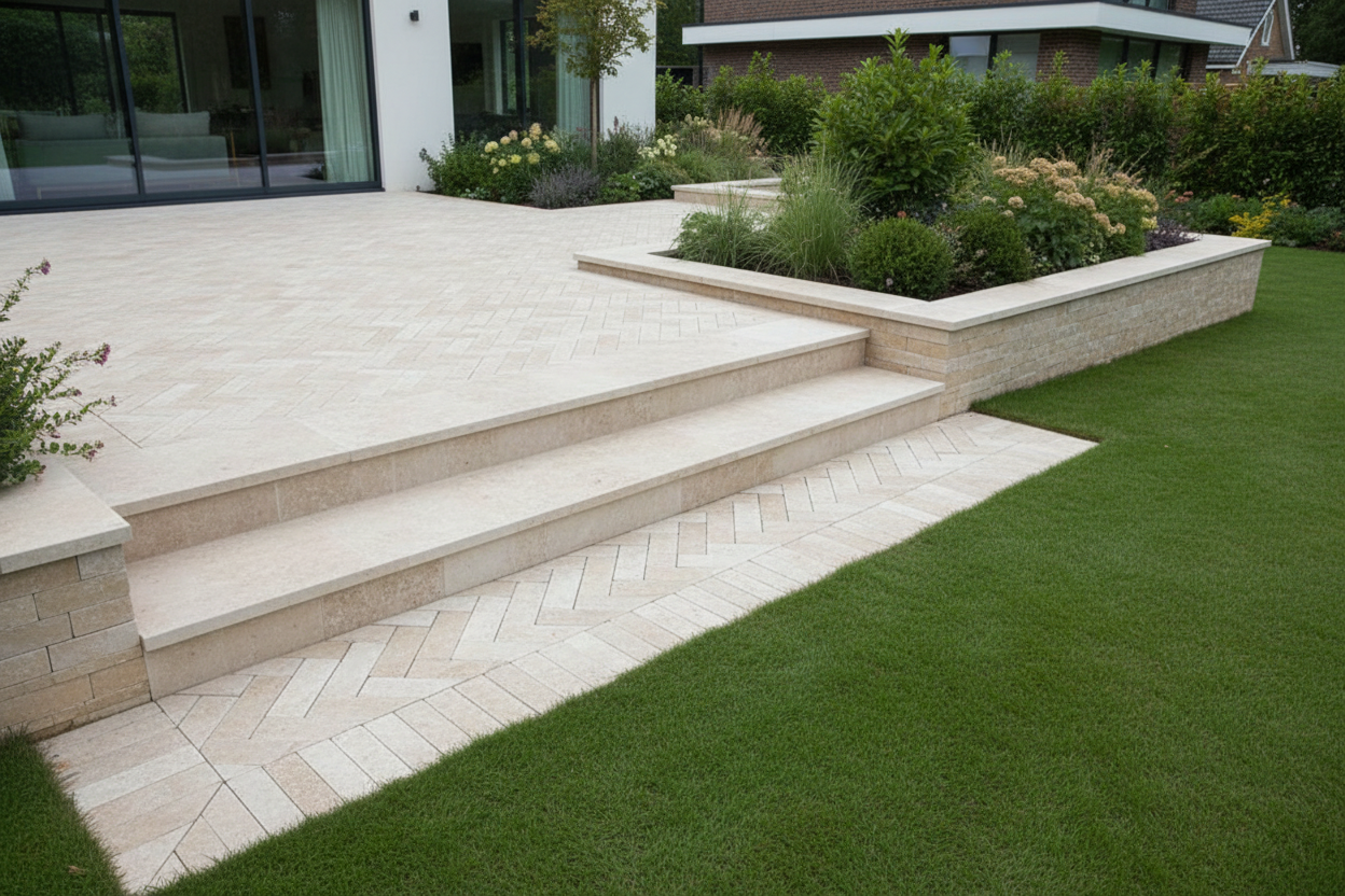 Sinai Pearl Limestone Steps