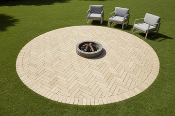 Sunny Menia Setts Circular Patio